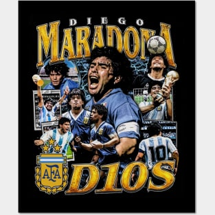 Diego Maradona D10S Posters and Art